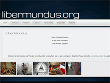 Tablet Screenshot of libermundus.org